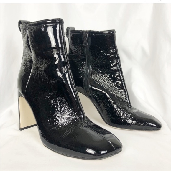 Rag & Bone Ellis Patent Leather Boots Black - Picture 3 of 5